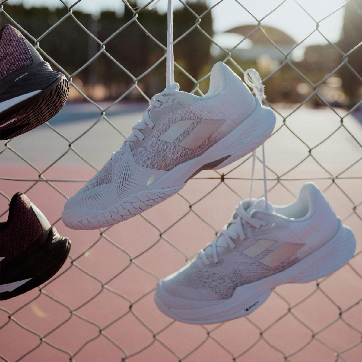 Alternative view of Giày Babolat Jet Mach 3 All Court 'White Grey' 3A1S25B630-1072