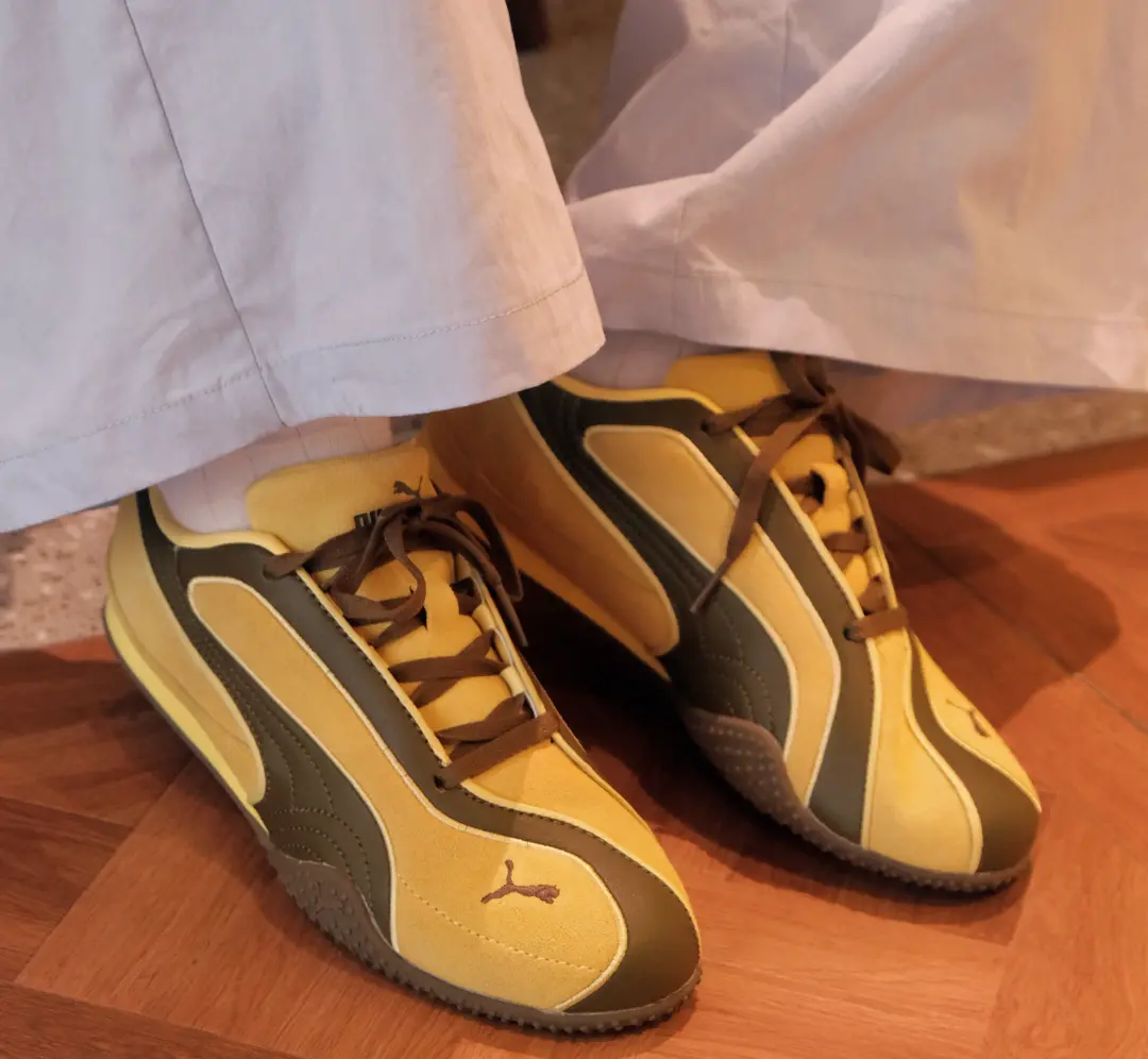 Alternative view of Giày Puma Bella V2 Suede 'Yellow Brown' 404709-04