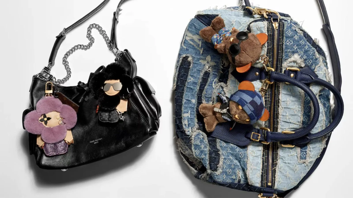 Vivienne Fashionista va Louis Bear - thu bong bag charms Louis Vuitton 2025