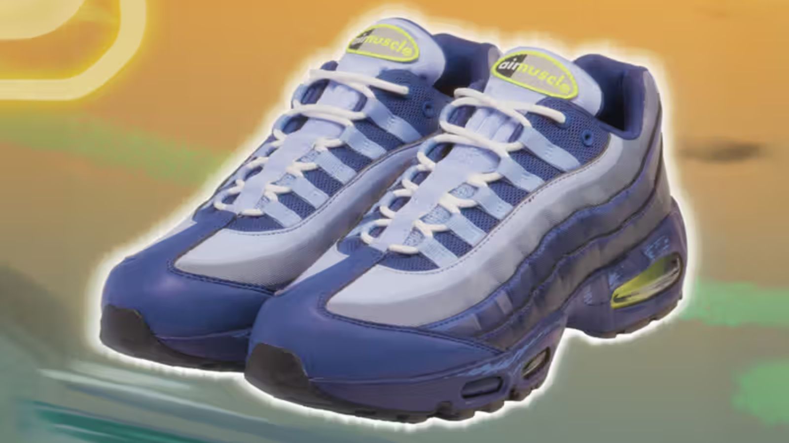 Hinh anh 1: Giay Nike Air Max 95 phien ban Yu-Gi-Oh! voi phoi mau doc dao