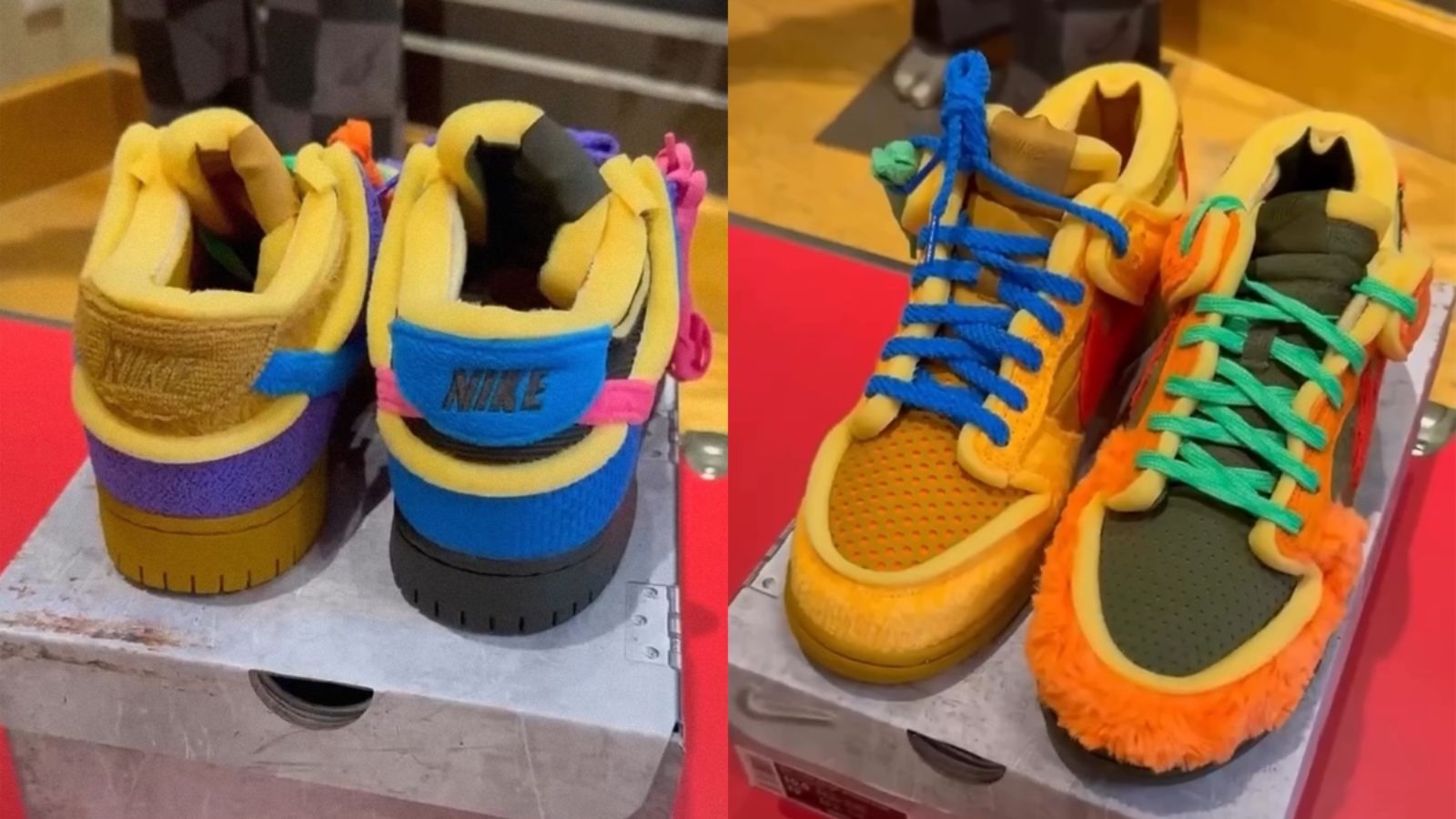 Hinh anh 4: Nike 'Swamp Sponge' Dunks voi thiet ke pha cach tu Nike va Cactus Plant Flea Market
