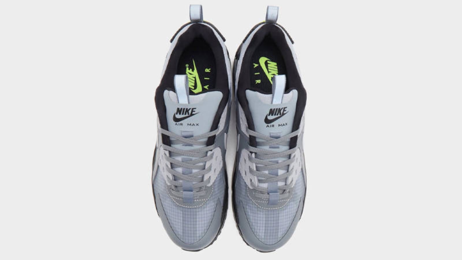 Hinh anh 3: Nike Air Max 90 Drift Cool Grey Volt, thiet ke hien dai tren nen phoi mau kinh dien