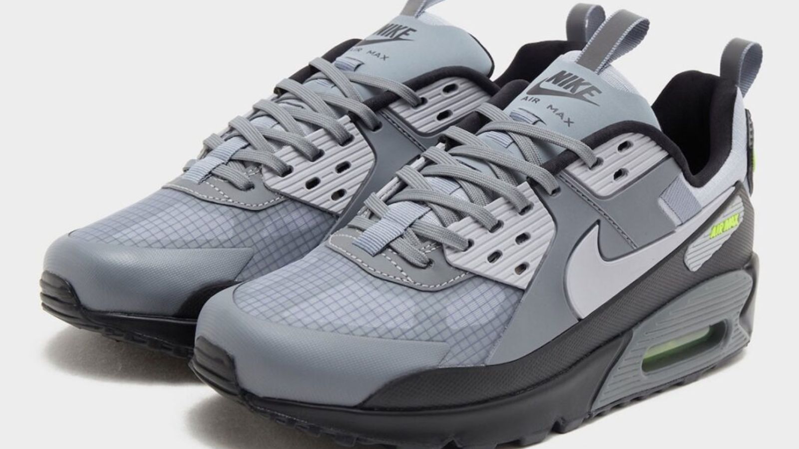 Hinh anh 4: Nike Air Max 90 Drift Cool Grey Volt, thiet ke hien dai tren nen phoi mau kinh dien