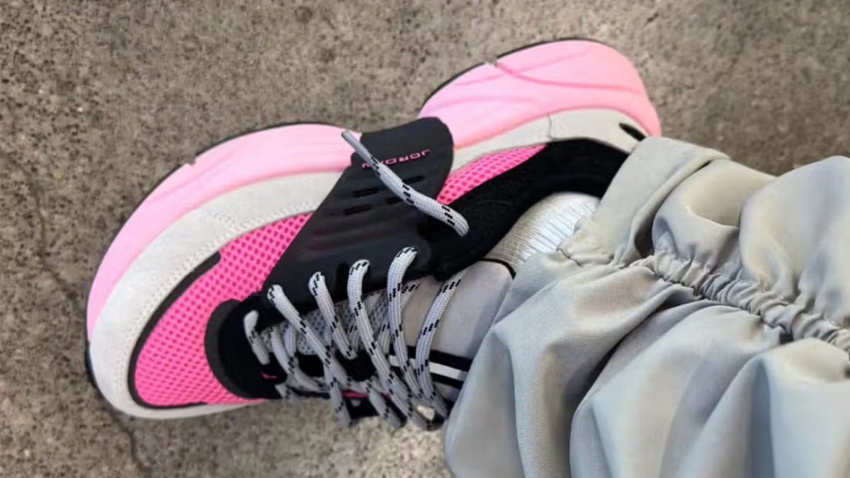 Hinh anh doi giay Jordan Trunner voi thiet ke slip-on va mau sac doc dao