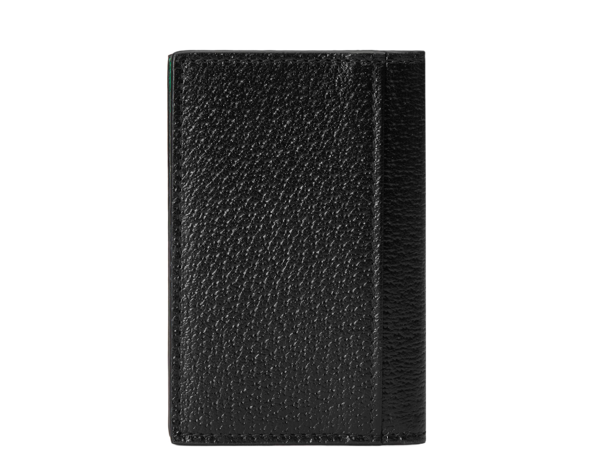 Alternative view of Ví Gucci Vertical Leather Card Holder 'Black' 739360-1AAJA-1097