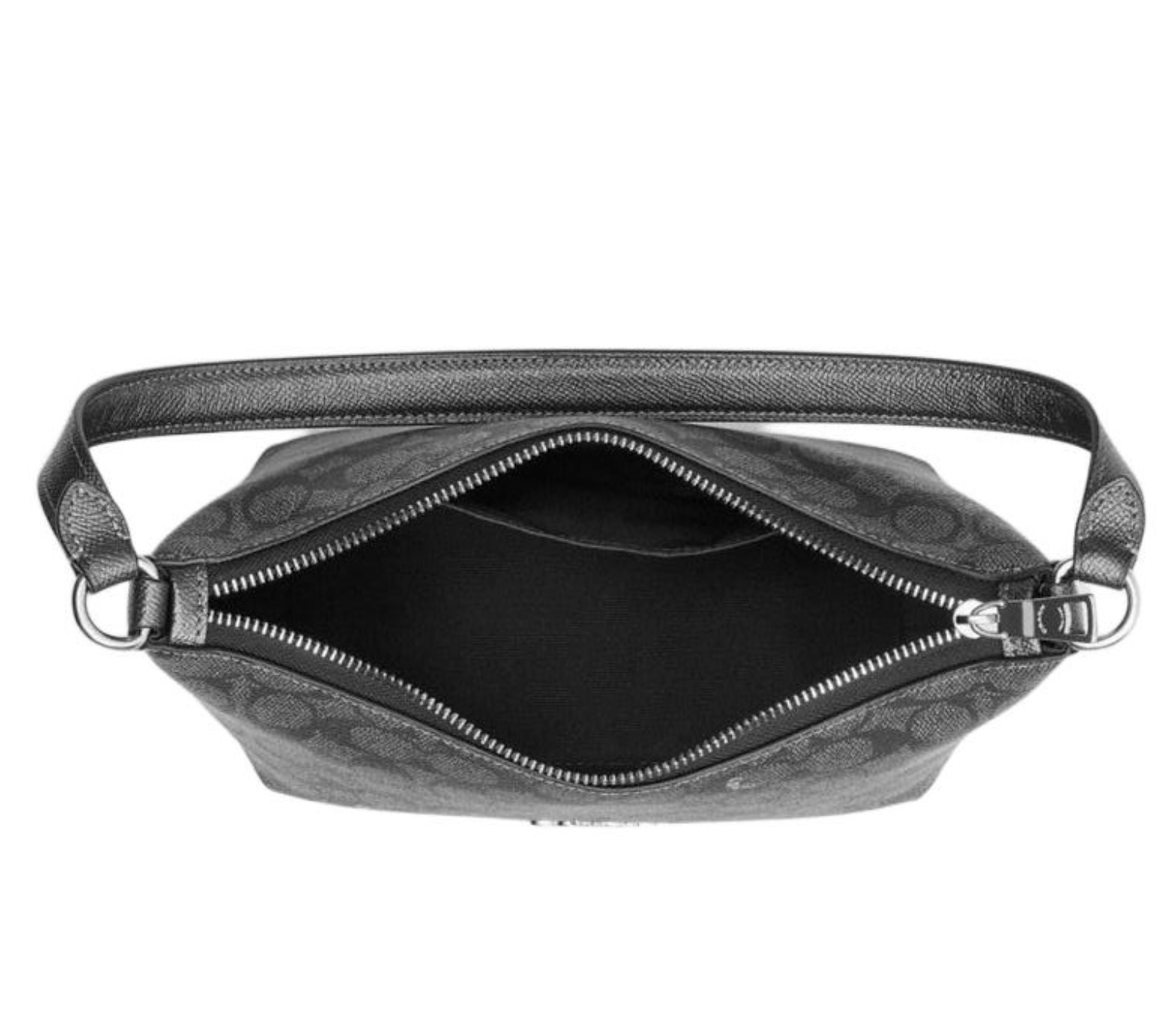 Alternative view of Túi Coach Zip Top Shoulder Bag 'Grey' CW391-SVNI