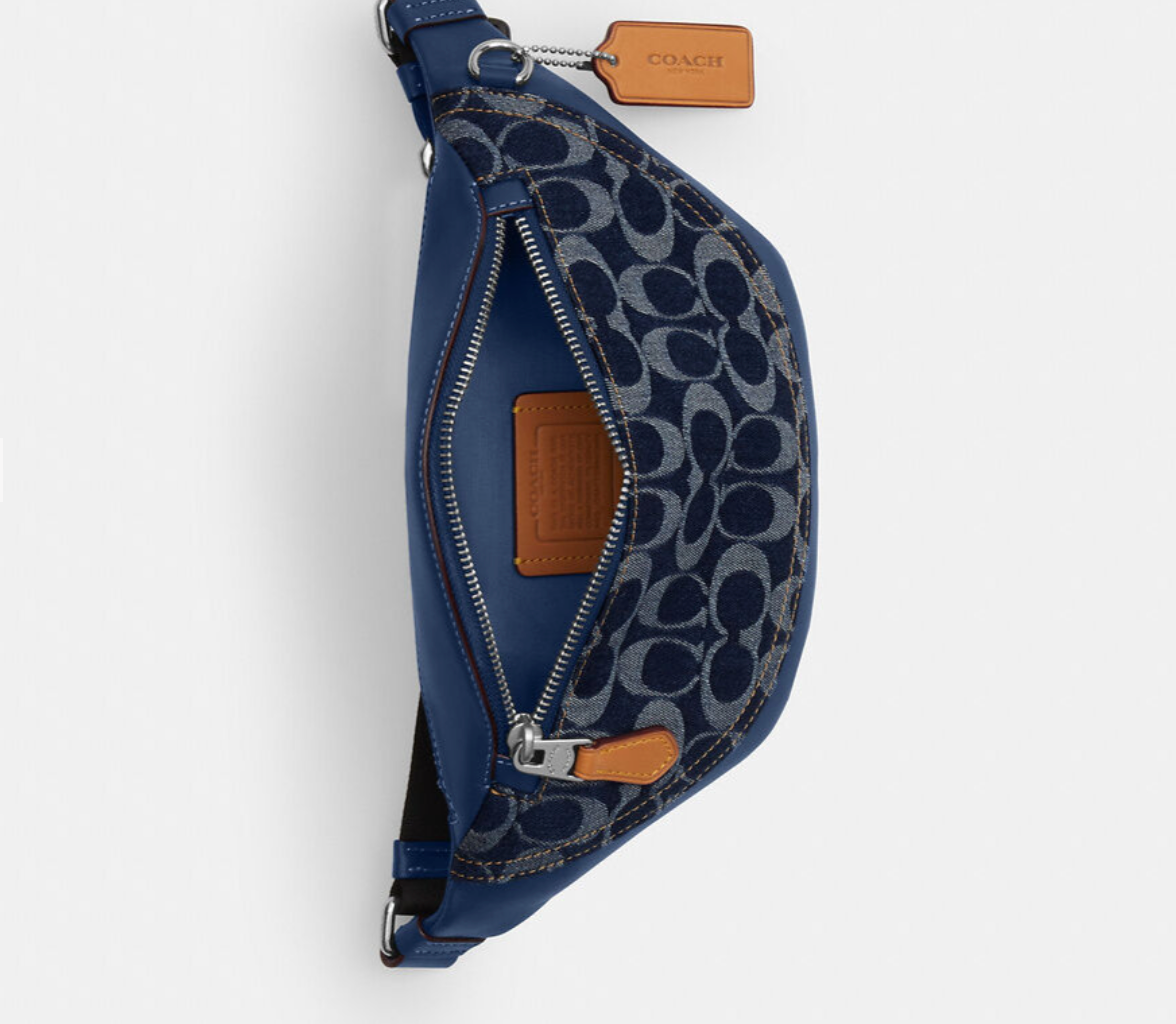 Alternative view of Túi Coach Warren Mini Belt Bag 'Deep Blue' CY886-SVXR9