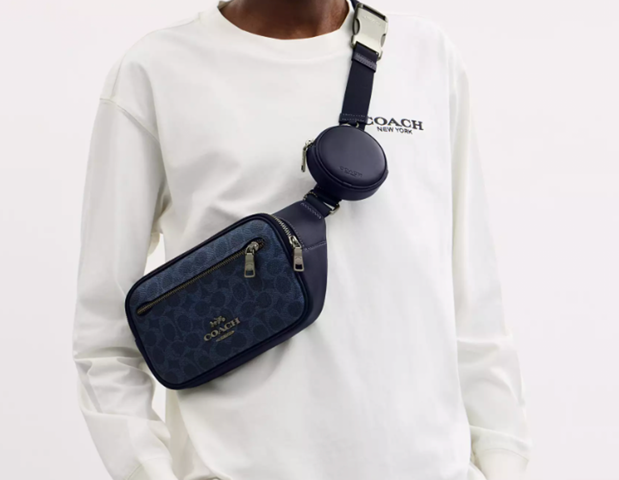 Alternative view of Túi Coach Elias Belt Bag 'Navy' CZ400-QBN2V