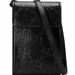 Túi Gucci Logo Leather Shoulder 'Black' 625571-1W3AN-1000