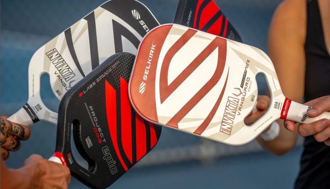 Hinh anh cac mau vot Pickleball hang dau nam 2025 tu cac thuong hieu noi tieng