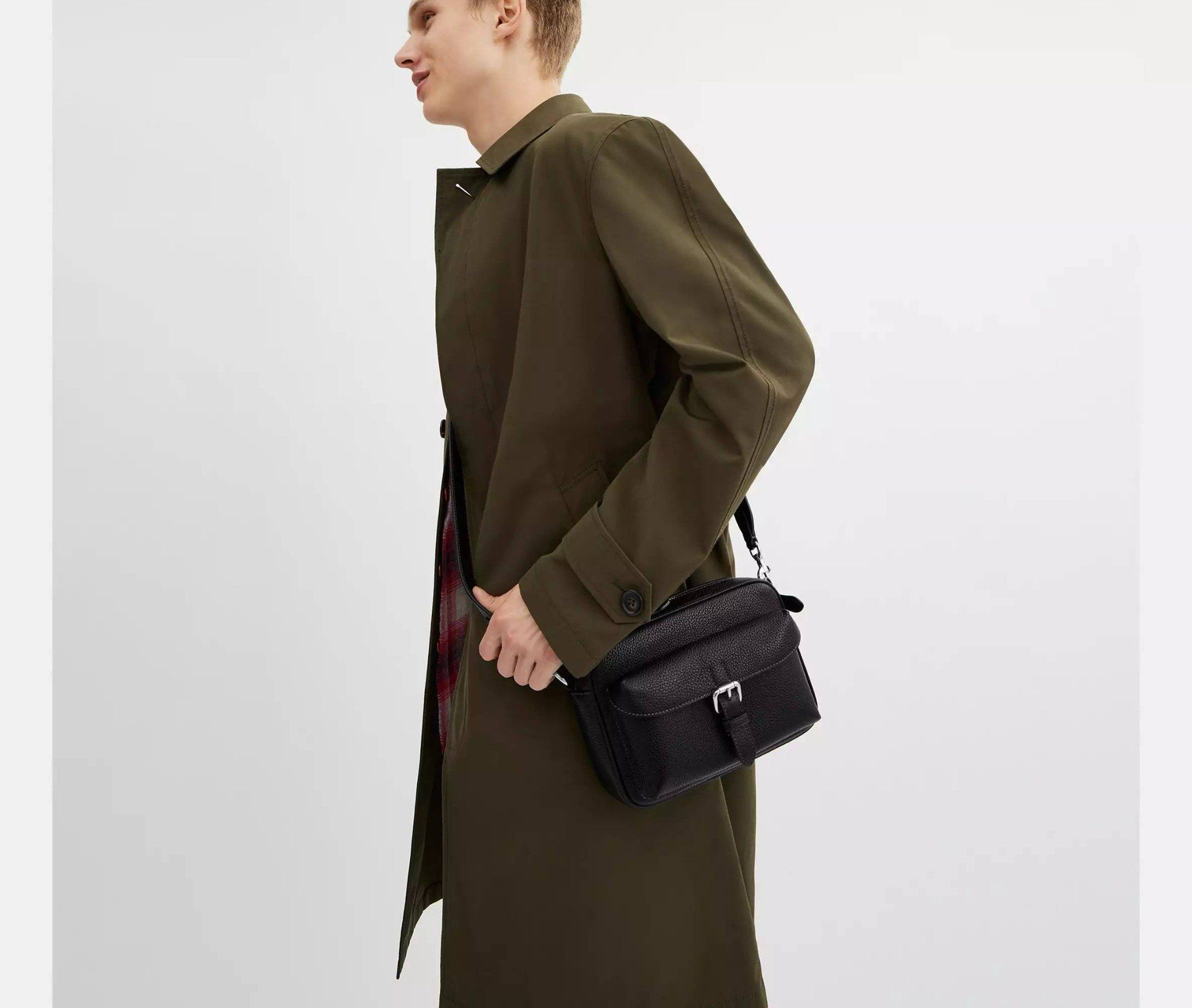 Alternative view of Túi Coach Warner Crossbody 'Black' CW218-SVBK