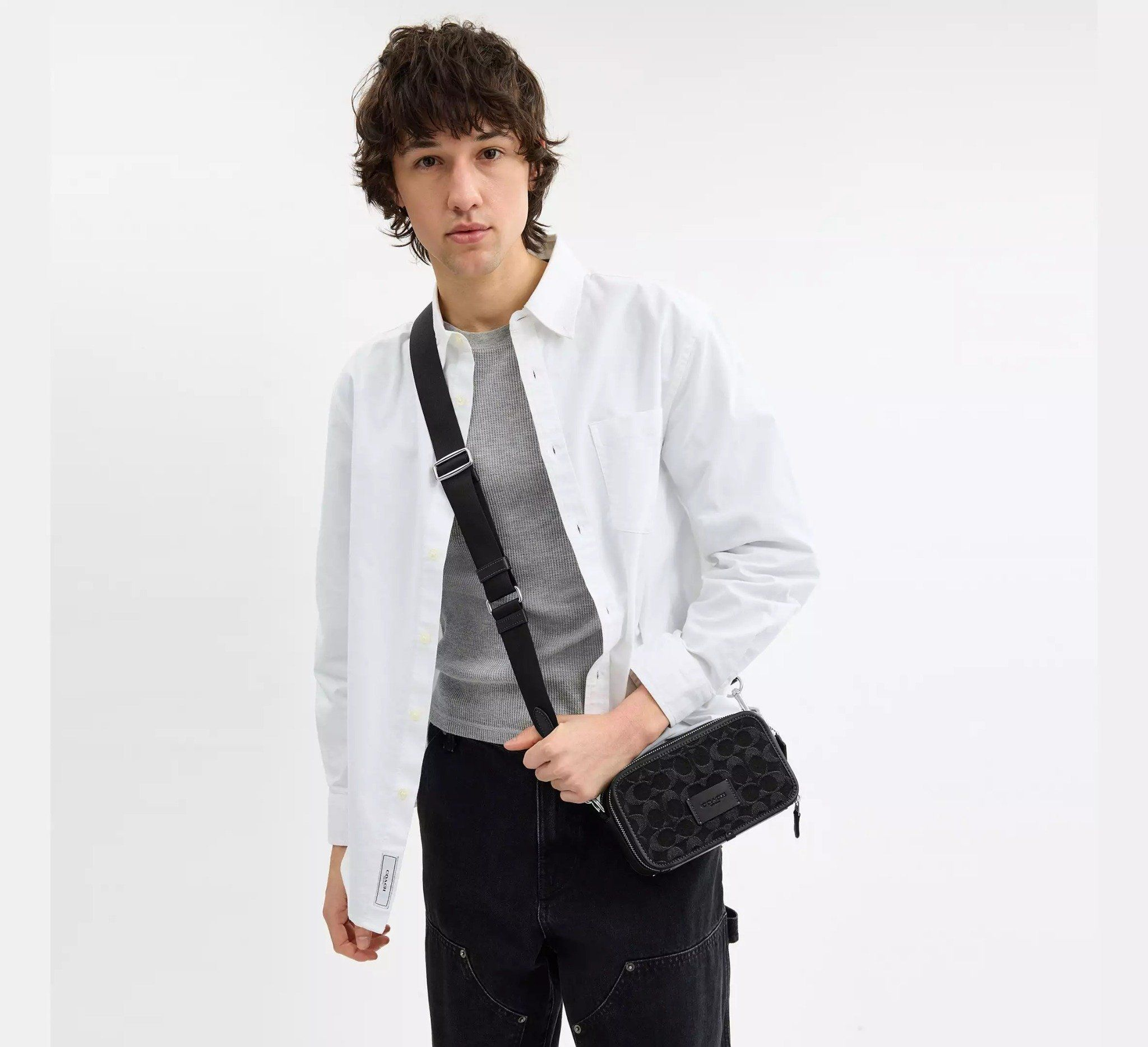 Alternative view of Túi Coach Wyatt Crossbody 'Black' CAJ35-SVBK