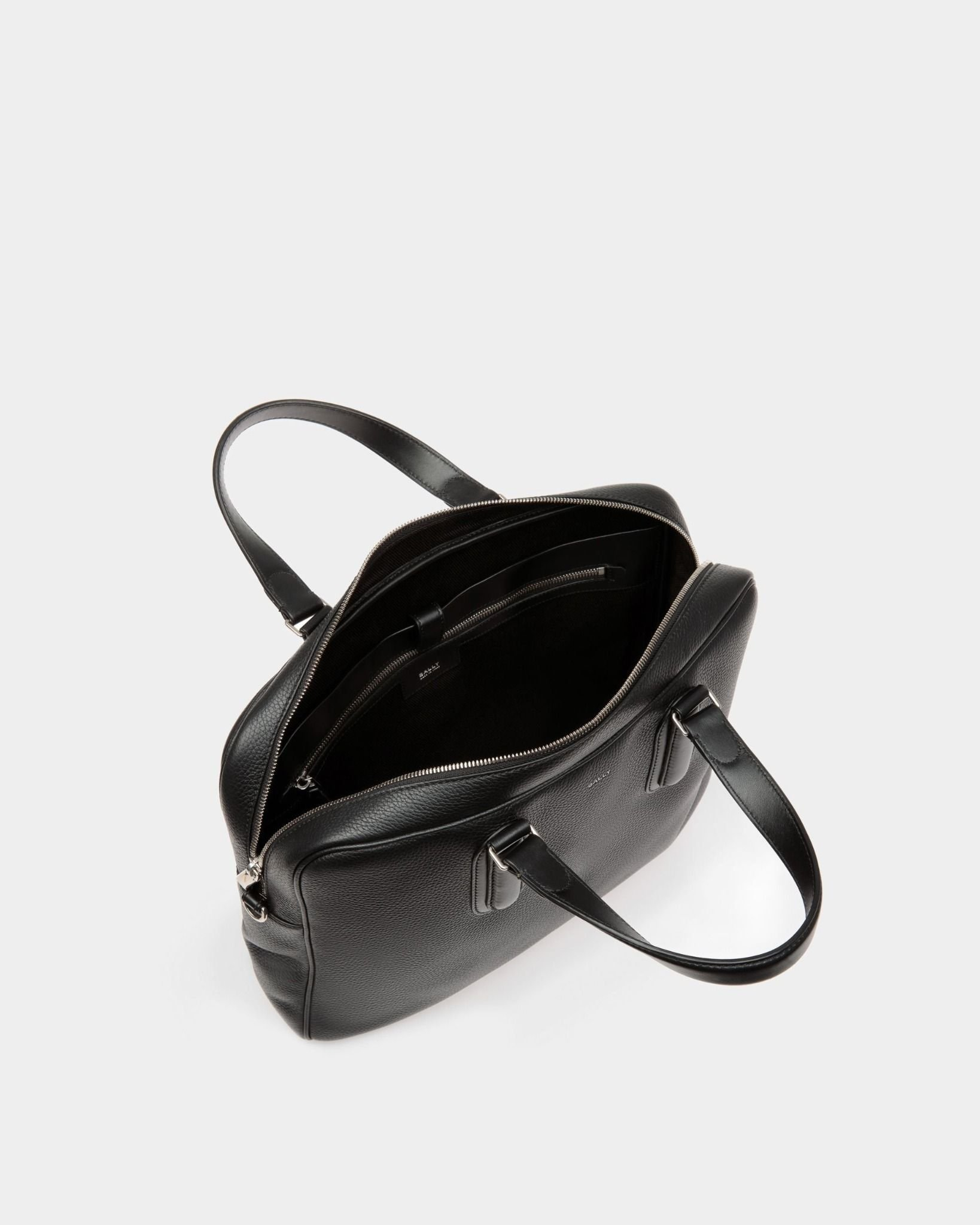 Túi Bally Spin Briefcase 'Black' 6306623 - Ảnh 5