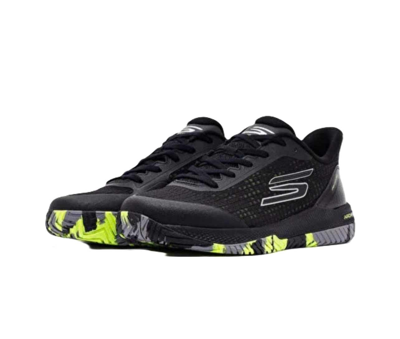 Alternative view of Giày Skechers Go Pickleball 'Black Green' 246069C-BLK