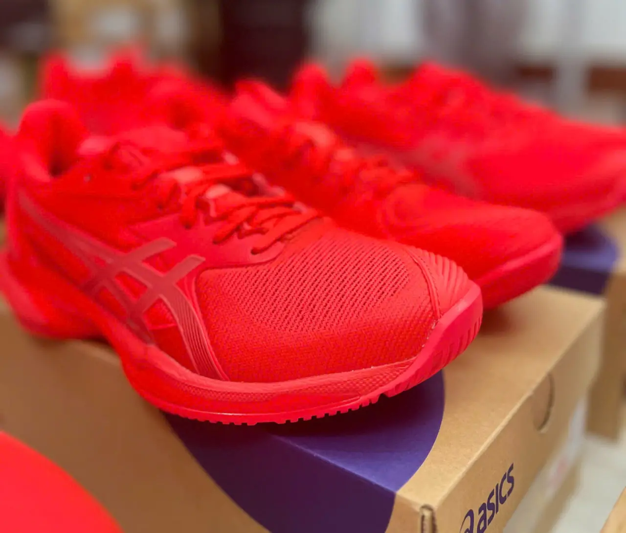 Alternative view of Giày Asics Solution Speed FF 3 'Red' 1041A438-600