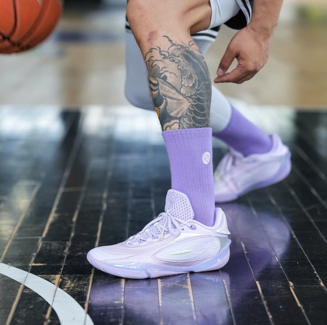 Alternative view of Giày Li-Ning Wade 808 5 Ultra ‘Lavender’ ABAV015-12