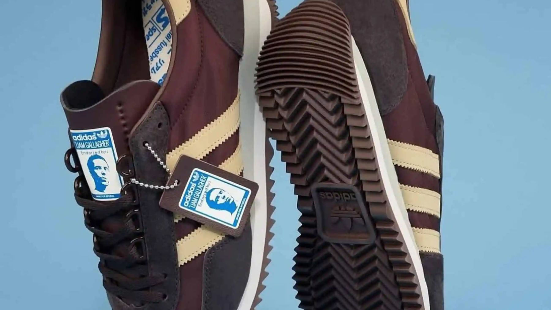 Hinh anh 2: Giay Oasis x adidas SPZL Achille va Marathon: Su ket hop cua Liam va Noel Gallagher