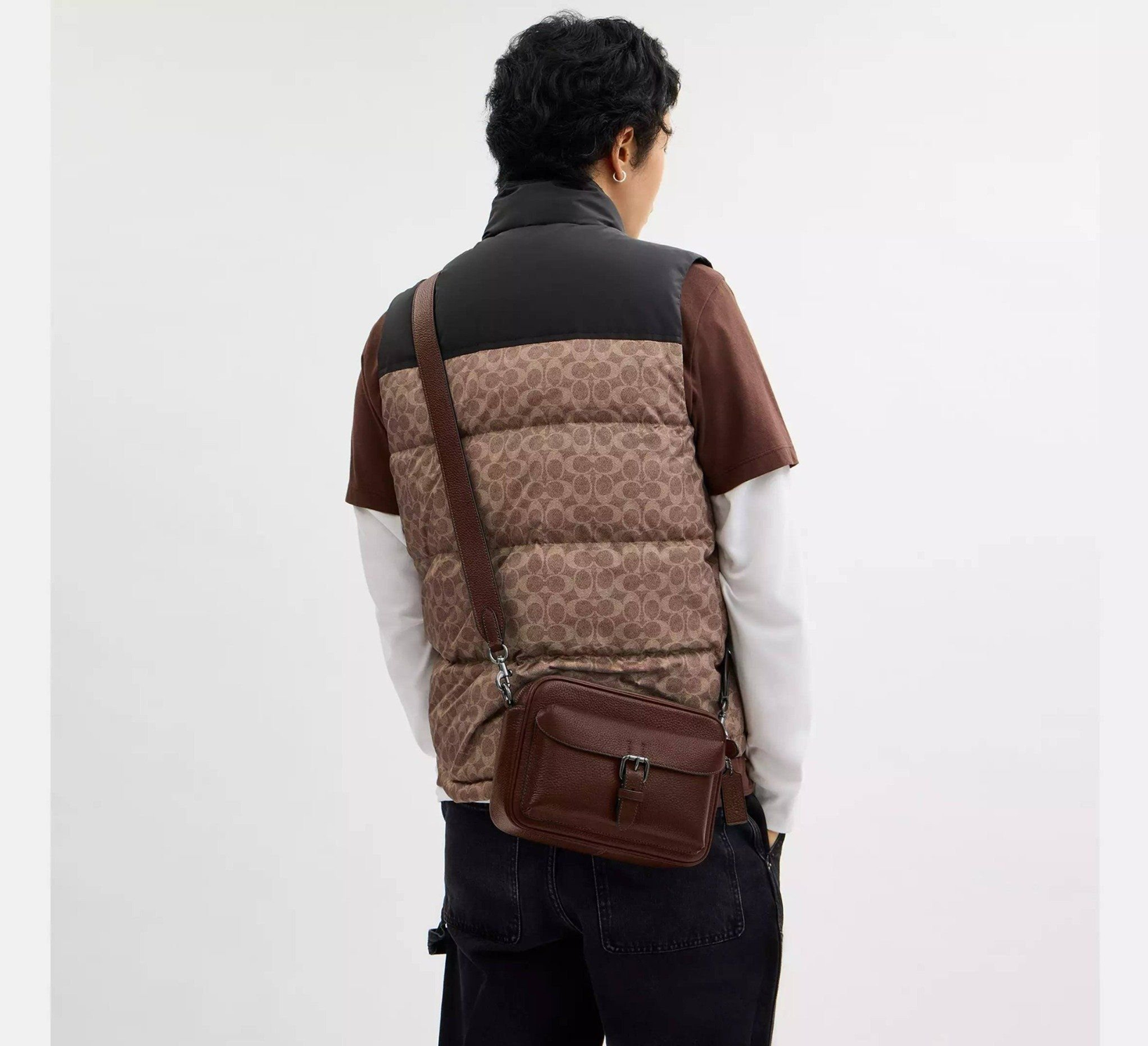 Alternative view of Túi Coach Warner Crossbody Bag 'Brown' CW218-SVMPL