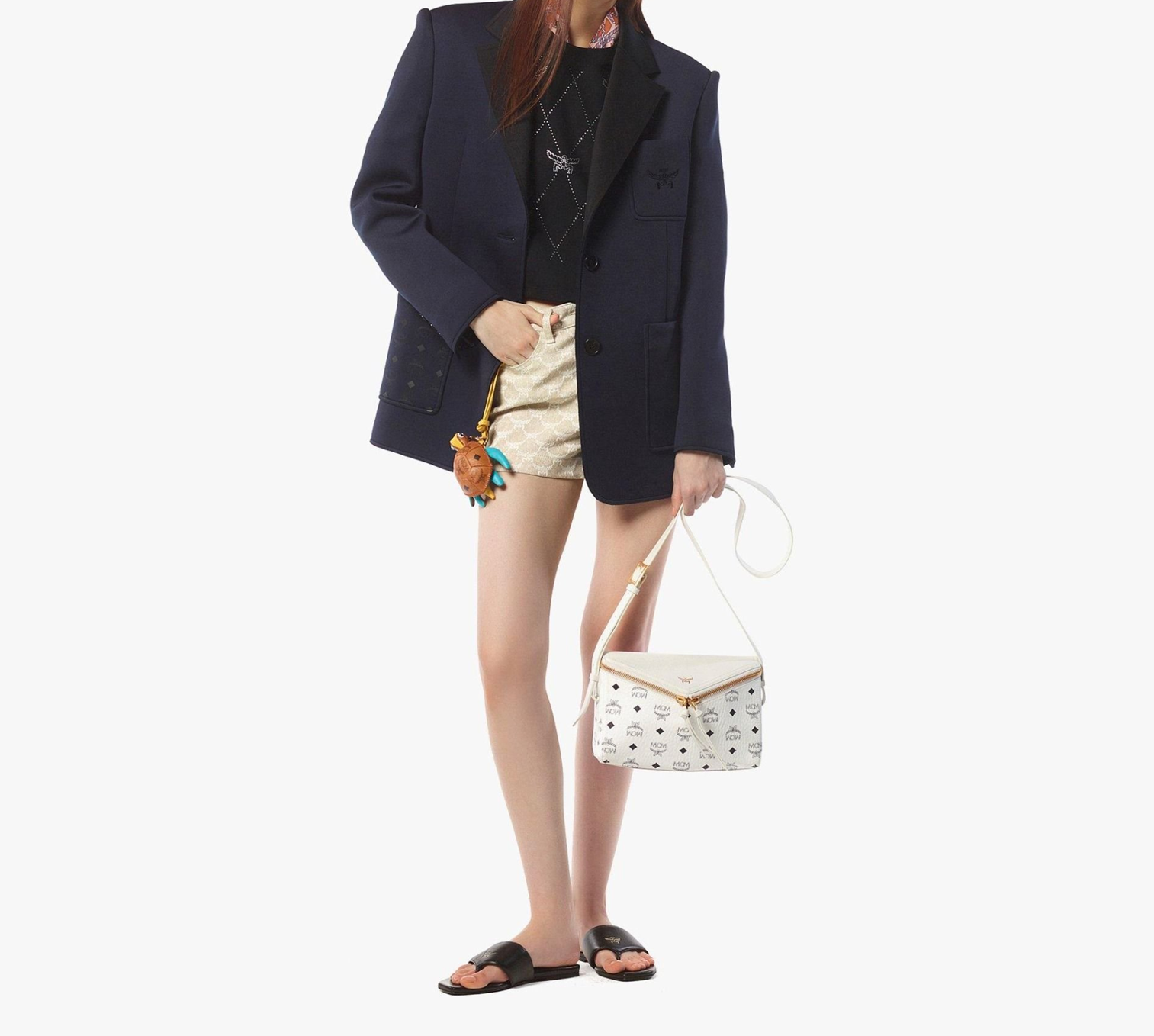 Alternative view of Túi MCM Diamant 3D Shoulder Bag 'White' MWSEAAK04WT001