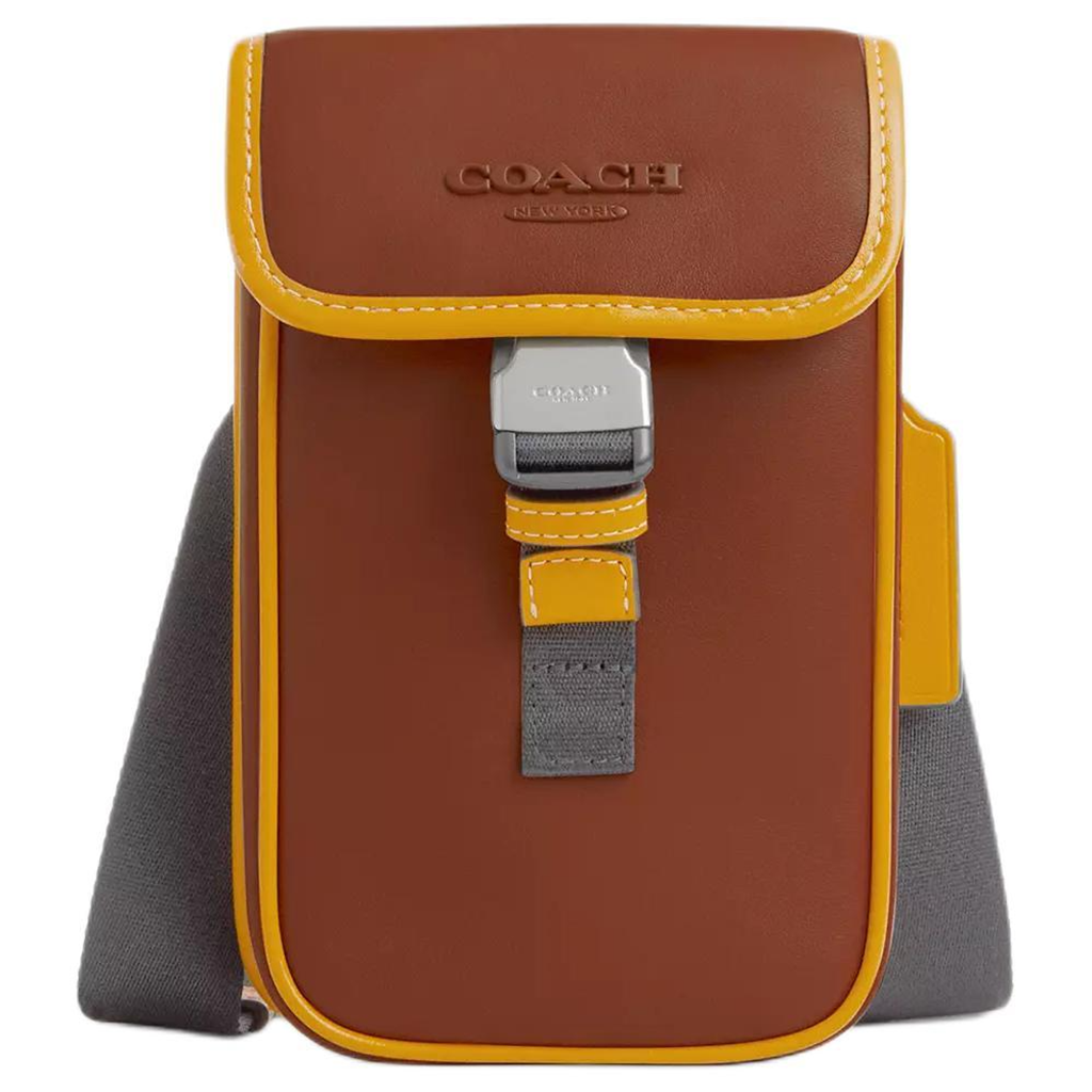 Túi Coach Smooth Calf Leather Pouch 'Brown' CT887-SVX2P