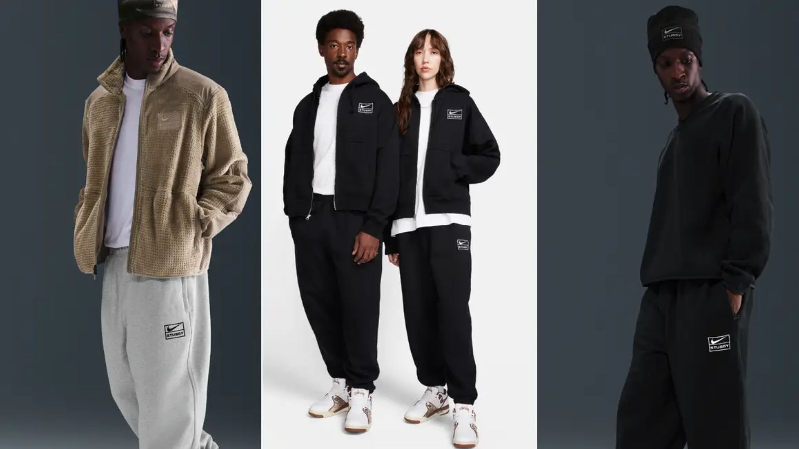 Hinh anh 8: Stussy x Nike restock: Fleece Hoodie va Air Flight 89 Low