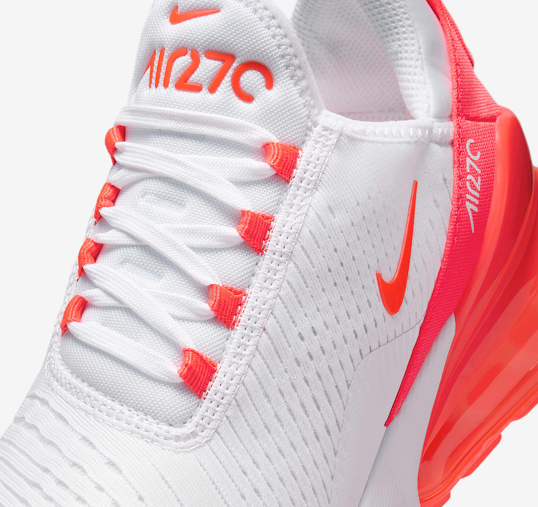 Alternative view of Giày Nike Air Max 270 'White Bright Crimson' HJ3222-102