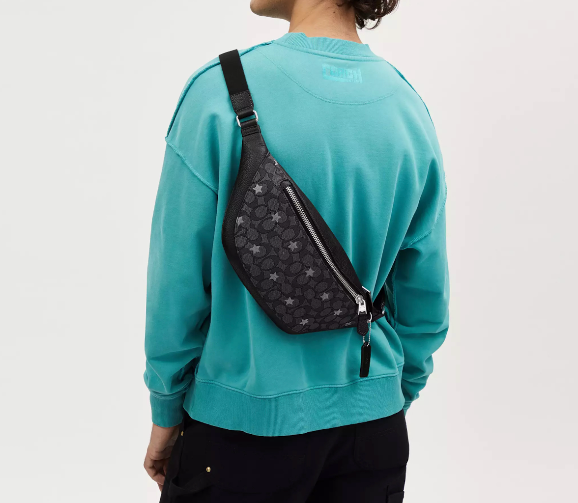 Alternative view of Túi Coach Warren 40 Belt Bag 'Black' CO921-SVPHT