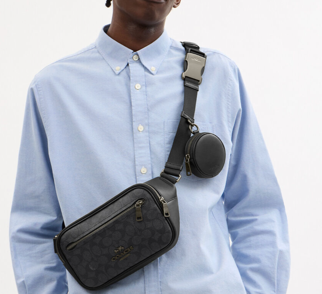 Alternative view of Túi Coach Elias Belt Bag 'Black' CZ400-QBMI5