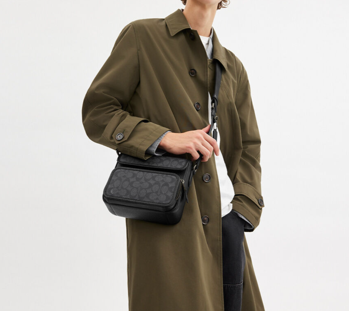 Alternative view of Túi Coach Sullivan Flap Crossbody Bag 'Black' CZ396-QBMI5