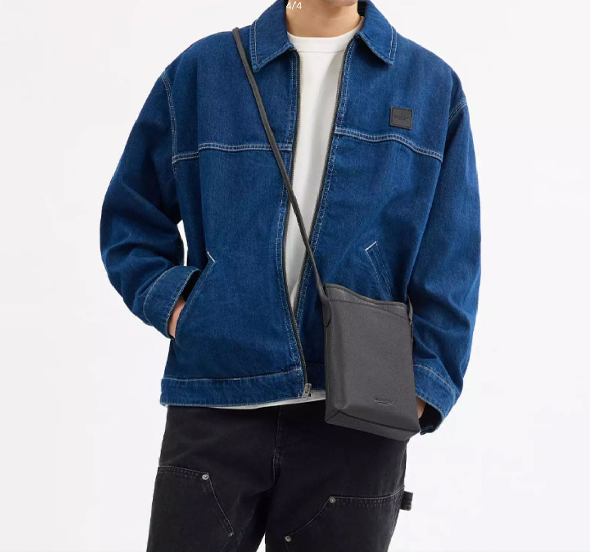 Alternative view of Túi Coach 15 Signature Mini Crossbody Bag 'Grey' CAH97-JICHR