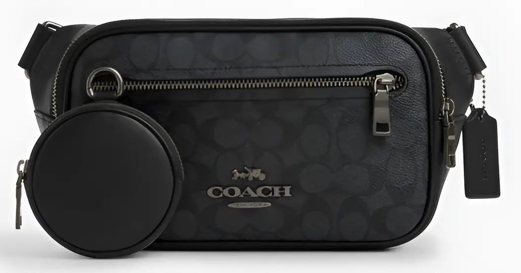 Túi Coach Elias Belt Bag 'Black' CZ400-QBMI5