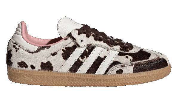Giày Adidas Samba OG 'Cow Print' JR1256