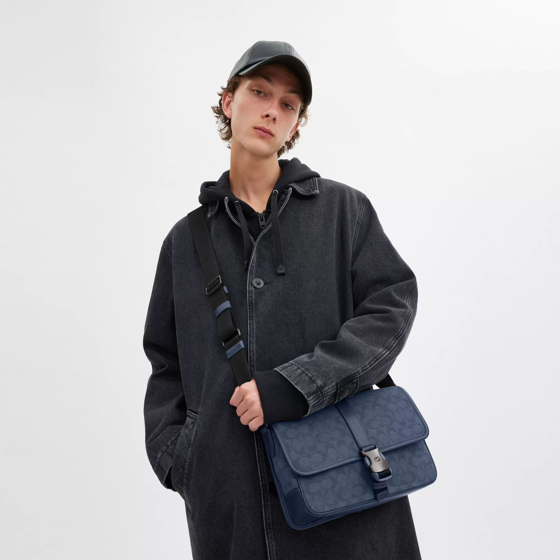 Alternative view of Túi Coach League Messenger Bag 'Blue' CU041-D61