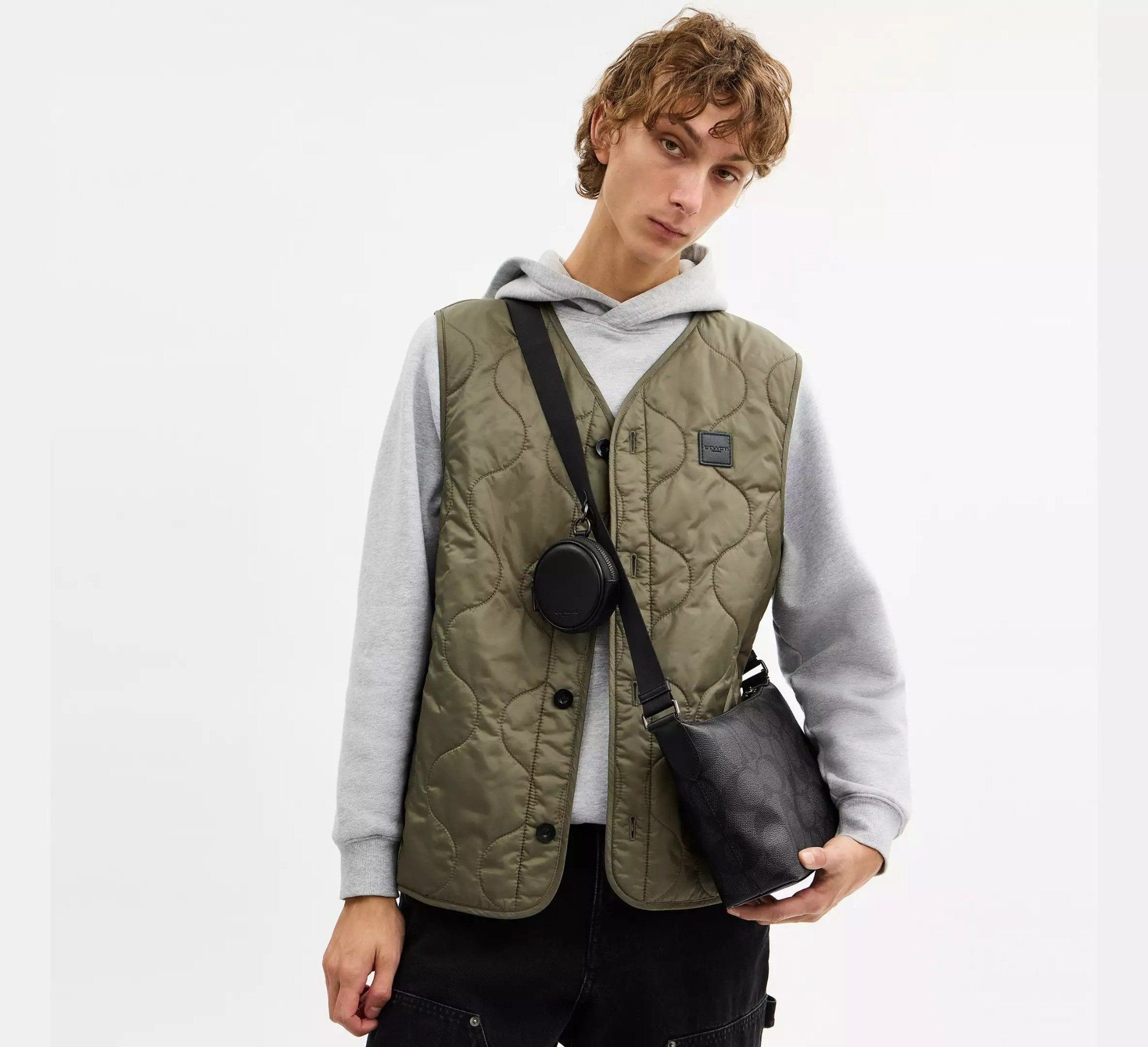 Alternative view of Túi Coach Finn 25 Crossbody Bag 'Black' CCG19-QBMI5