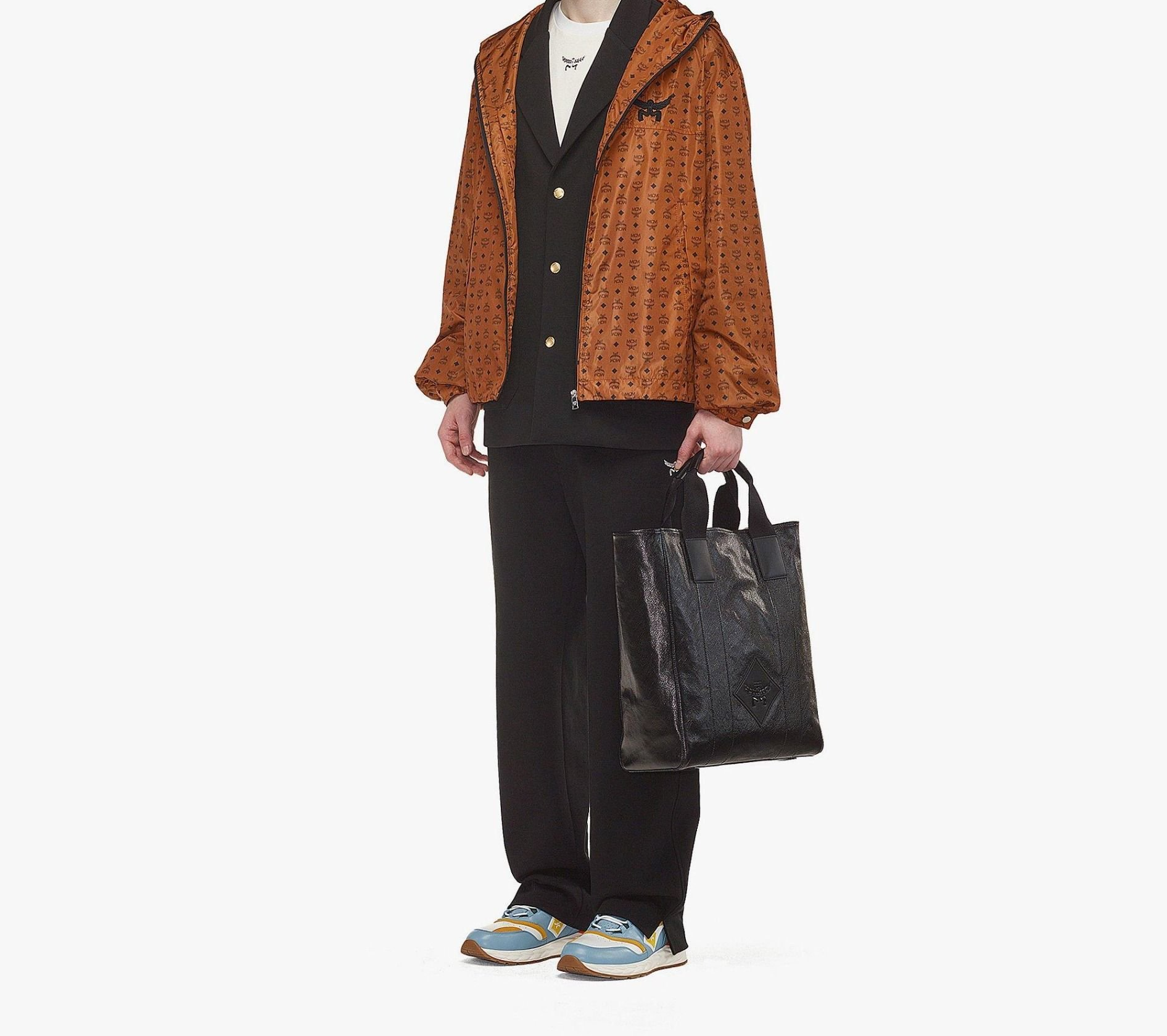 Alternative view of Túi MCM Reversible Diamond Tote 'Black' MMTESAK02BK001