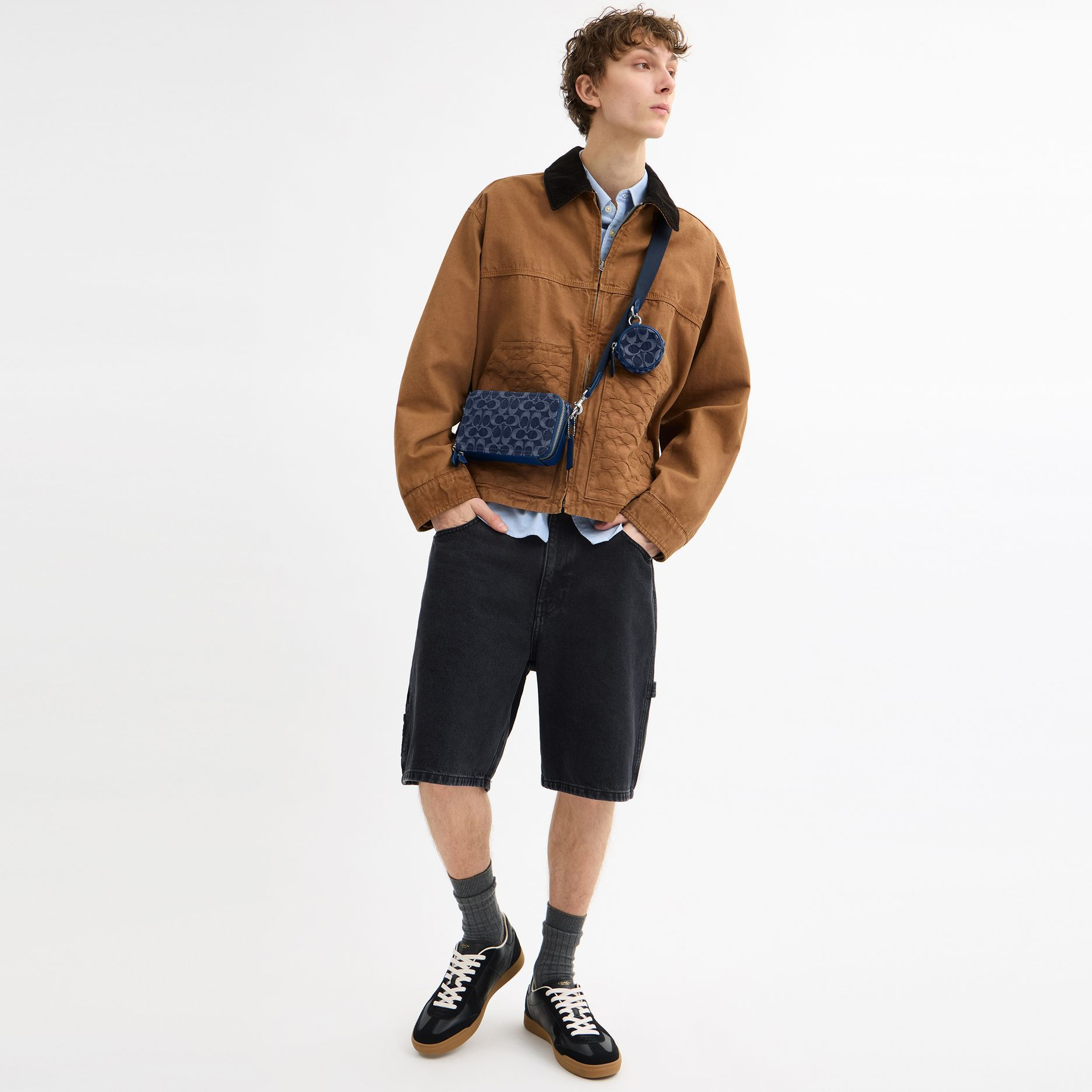 Alternative view of Túi Coach Signature Crossbody Bag 'Denim' CAS41-DEB