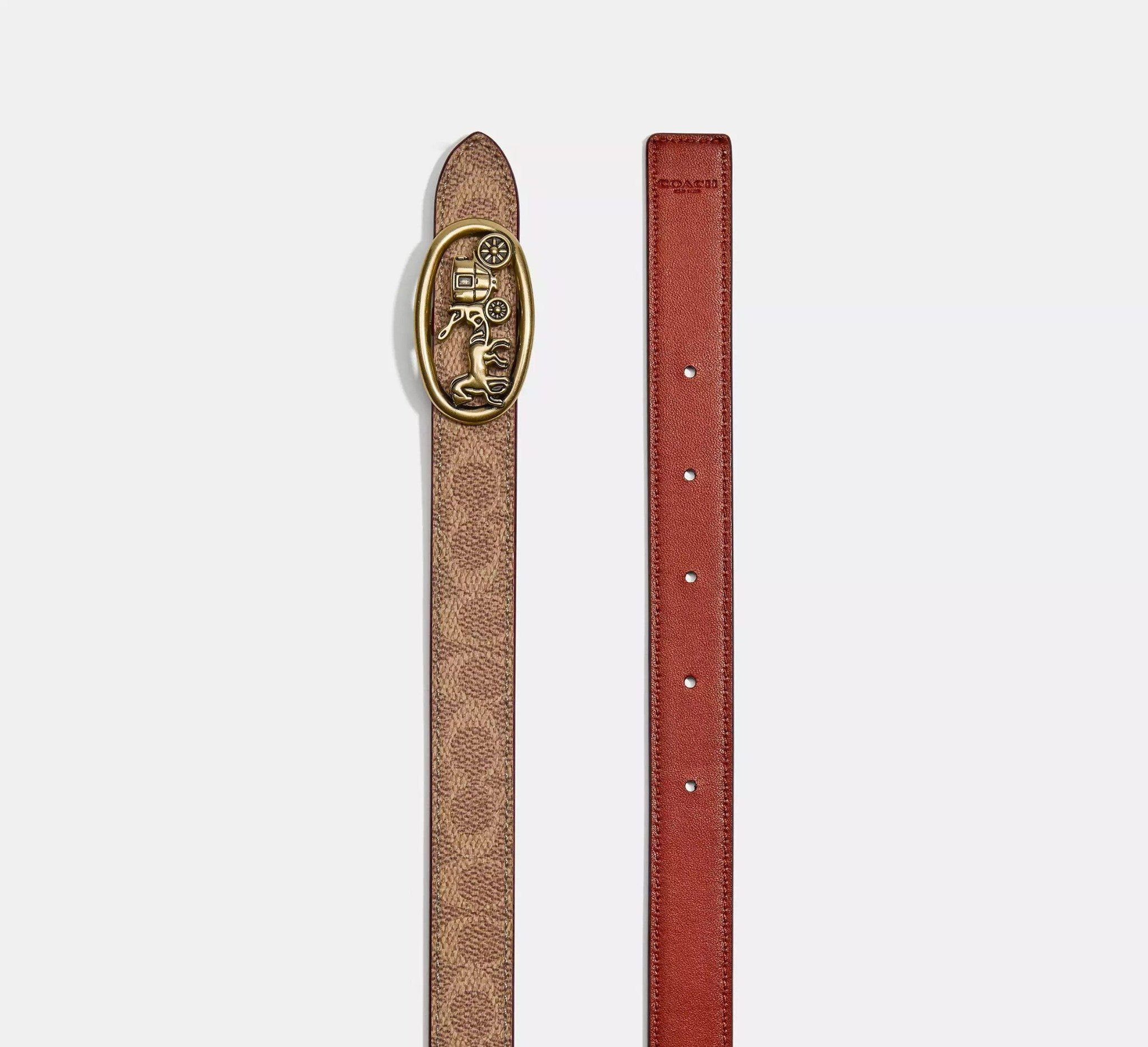 Alternative view of Thắt Lưng Coach Horse Medallion 'Brown' C3271-B4SGU