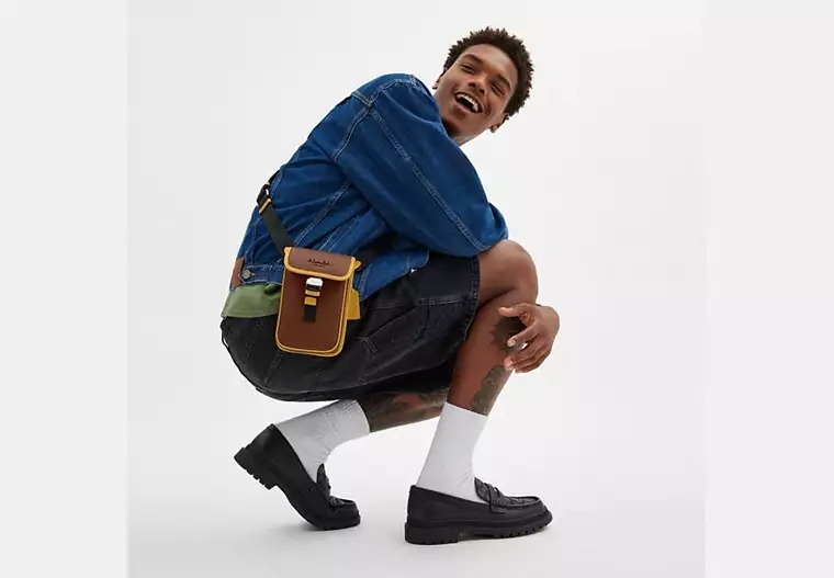 Alternative view of Túi Coach Smooth Calf Leather Pouch 'Brown' CT887-SVX2P