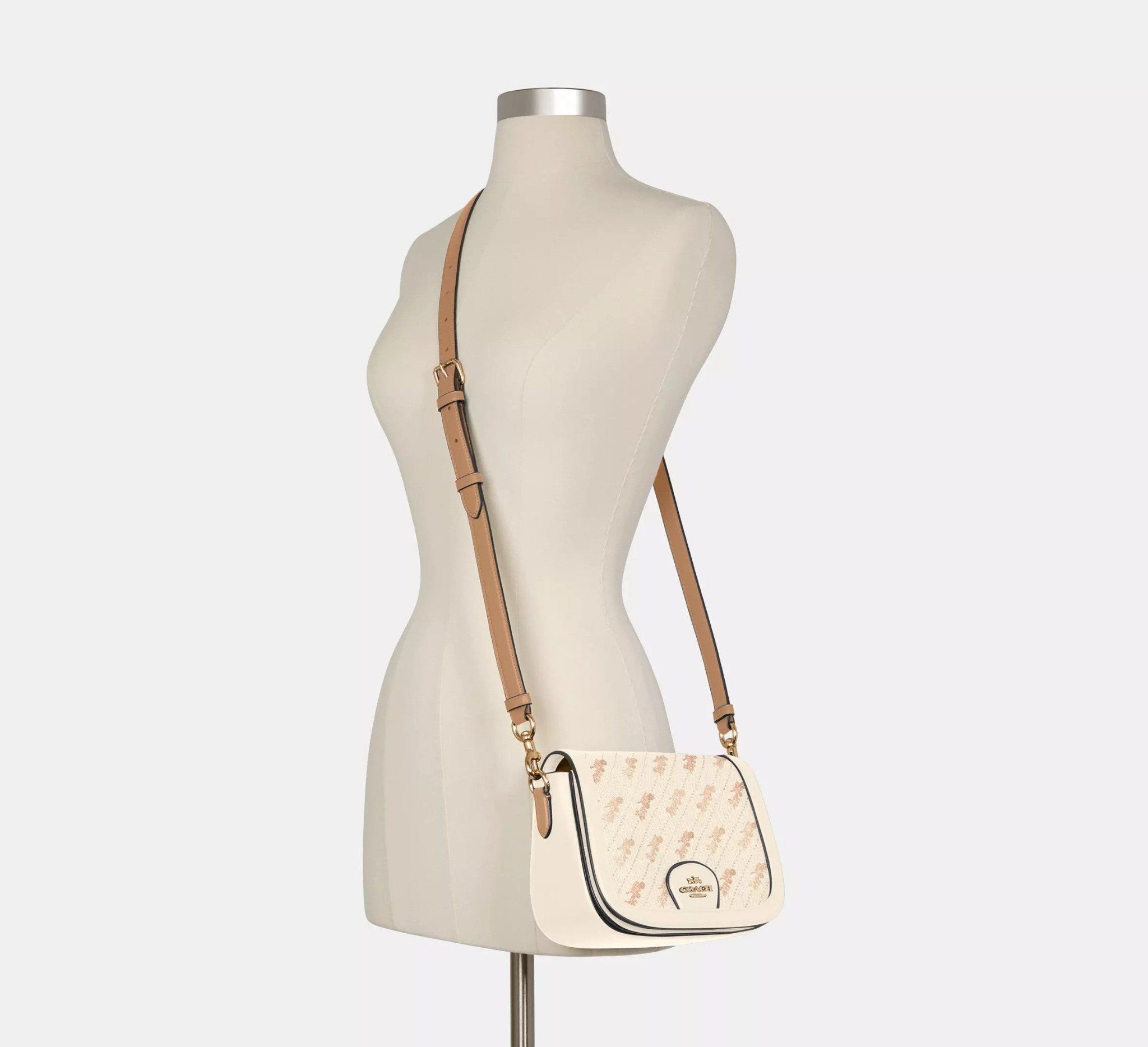 Alternative view of Túi Coach Saddle Bag 'Beige' C4059-IMM6H