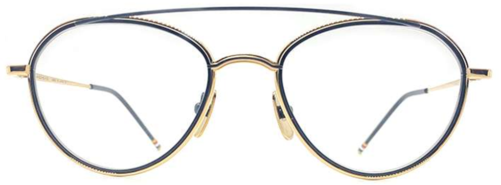 Kính Thom Browne Aviator-Frame Optical 'Black Gold' TB109-AGLDBLK-53