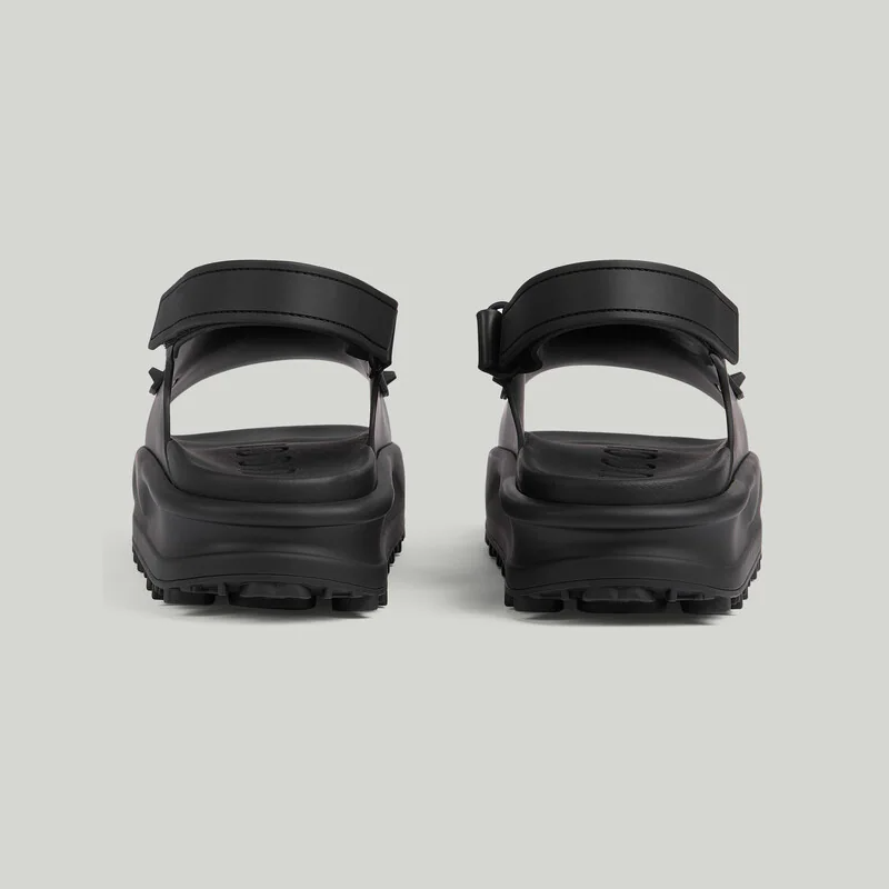 Alternative view of Dép Gucci Horsebit Flatform Sandal 'Black' 747752-JAAC9-1000