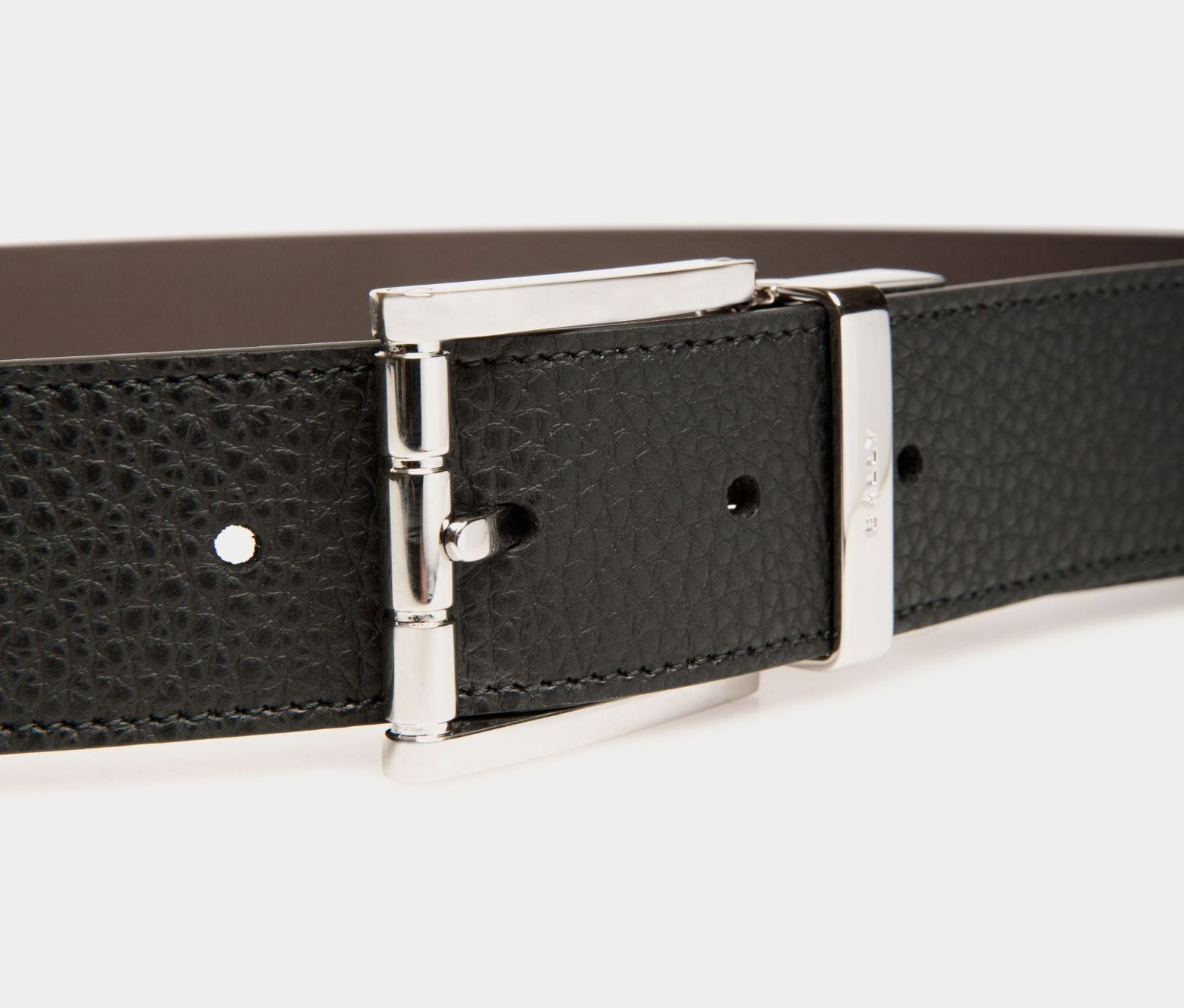 Alternative view of Thắt Lưng Bally Astory 35mm Belt 'Black Brown' 6308116