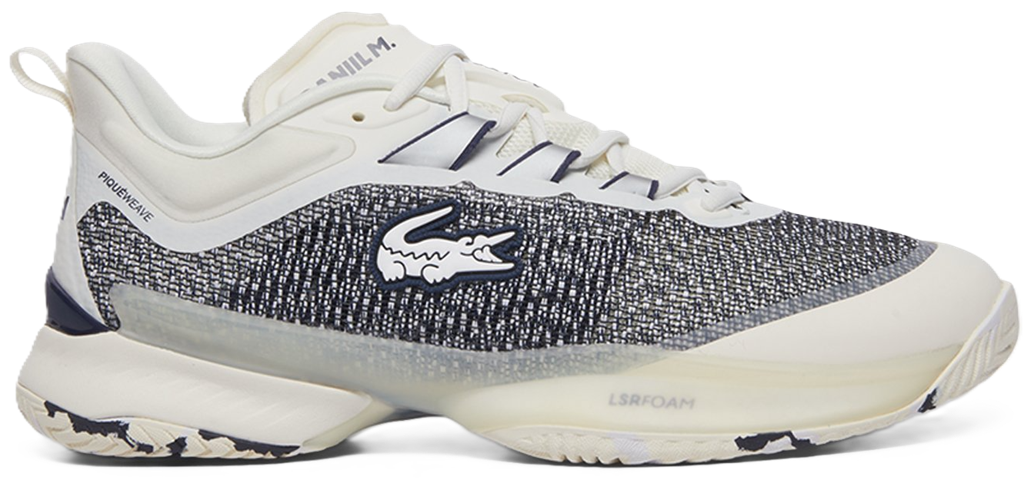 Giày Lacoste AG-LT23 Ultra x Daniil Medvedev 'White Grey' 49SMA0090-WN1