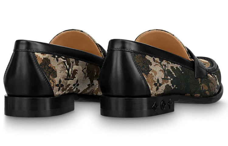 Alternative view of Giày Louis Vuitton Loafers 'Brown Camouflage Monogram' 1A8J3I