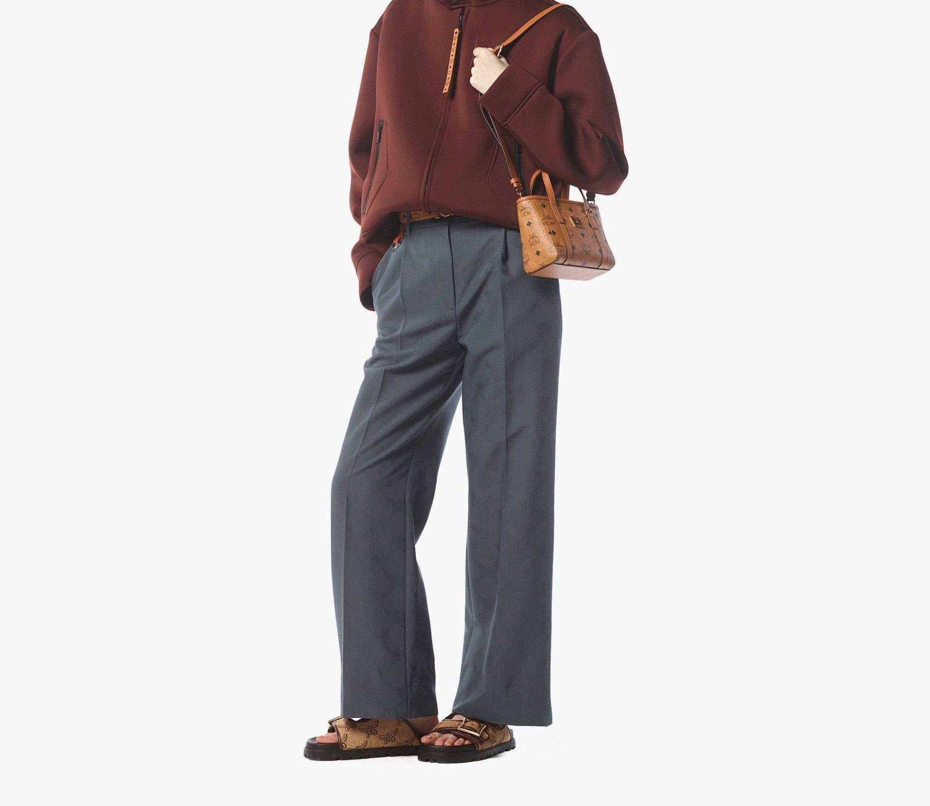 Alternative view of Túi MCM Toni Top-Zip Shopper 'Cognac' MWPFSMT03CO001