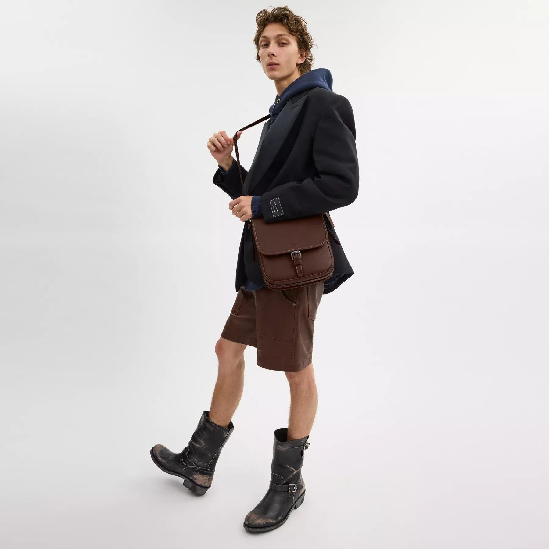 Alternative view of Túi Coach Hitch Flap Crossbody Bag 'Maple' CV979-MPL