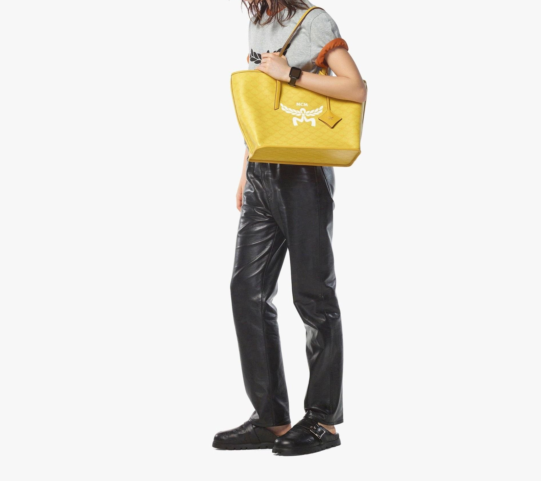 Alternative view of Túi MCM Himmel Shopper 'Yellow' MWPESAC03Y9001