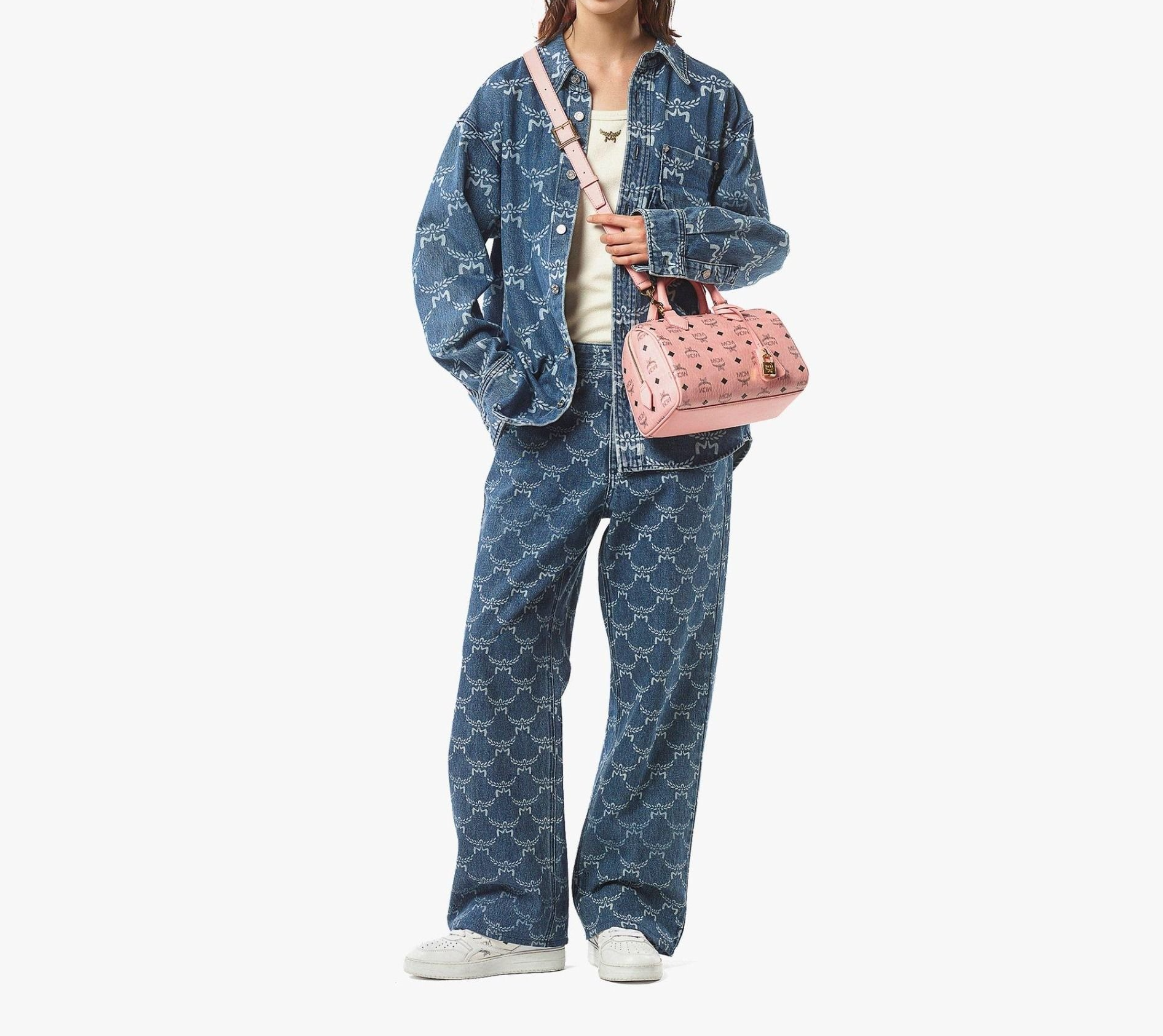 Alternative view of Túi MCM Ella Boston Bag 'Pink' MWBESEA02PZ001