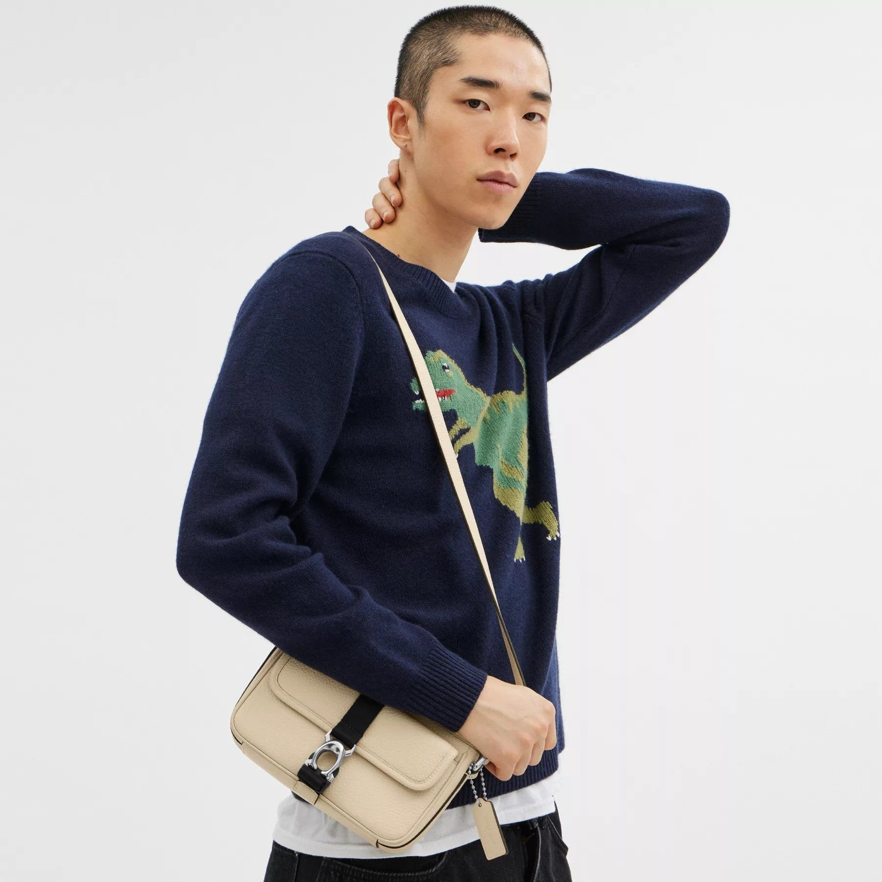 Alternative view of Túi Coach Beck Slim Crossbody 'Ivory' CM335-VT5