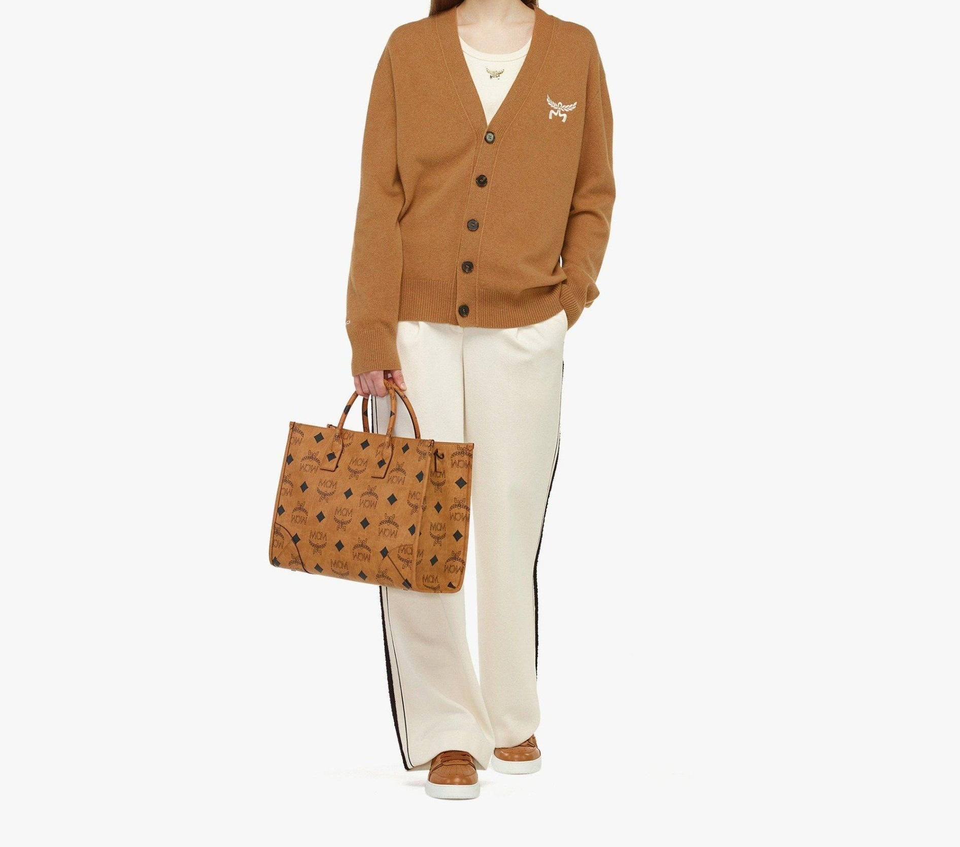 Alternative view of Túi MCM München Tote 'Cognac' MWTDABO02CO001